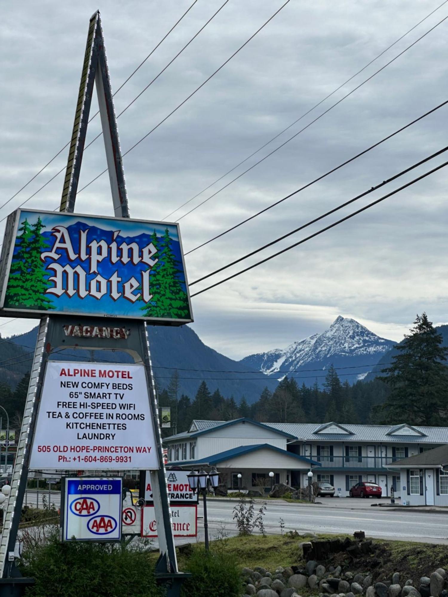 Alpine Motel Hope Exterior foto